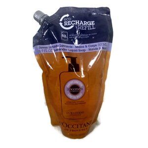 L'Occitane Lavender Hands & Body Liquid Soap Refill 500ML NEW